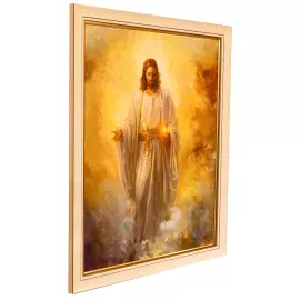 Author's oil painting "I am the light of the world"