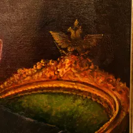 The author's oil painting "President of the Russian Federation V.V. Putin"