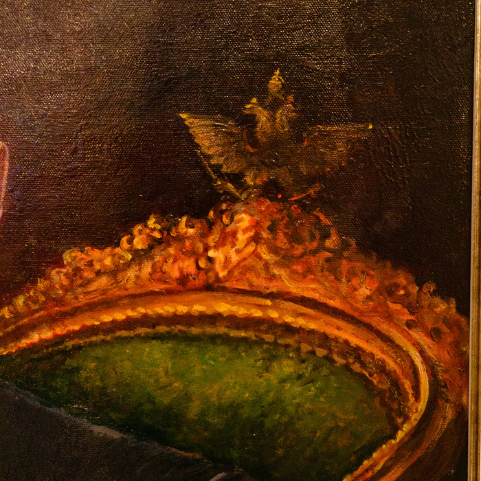 The author's oil painting "President of the Russian Federation V.V. Putin"