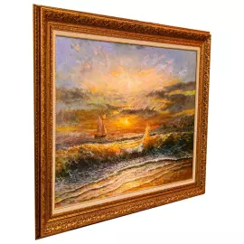 Author's oil painting "Seascape"