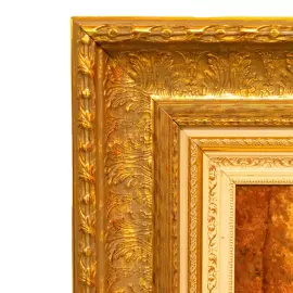 Author's oil painting "Morning in the forest"