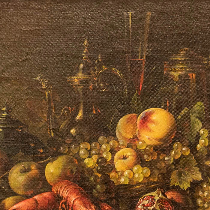 Author's oil painting "Still life with fruits"