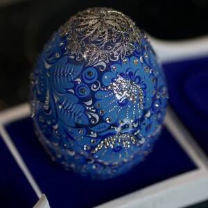 Яйцо - медовница "Небесная Лазурь"