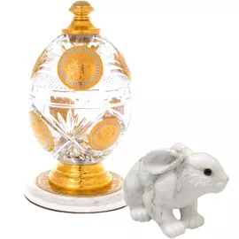 Набор подарочный "Пасхальный заяц" со скульптурой и шкатулкой