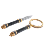 Cabinet gift set with seal, knife and magnifying glass