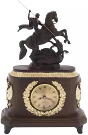 Набор подарочный "Георгий Победоносец" с часами и набором для виски