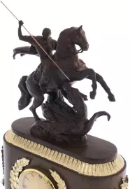 Набор подарочный "Георгий Победоносец" с часами и набором для виски