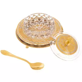 Набор подарочный "Георгий Победоносец" с водочным набором и икорницей, на 6 персон, Златоуст