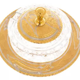 Набор подарочный "Георгий Победоносец" с водочным набором и икорницей, на 6 персон, Златоуст