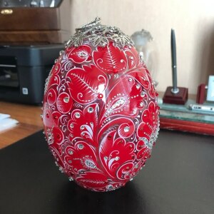 Яйцо-медовница "Королевский рубин"