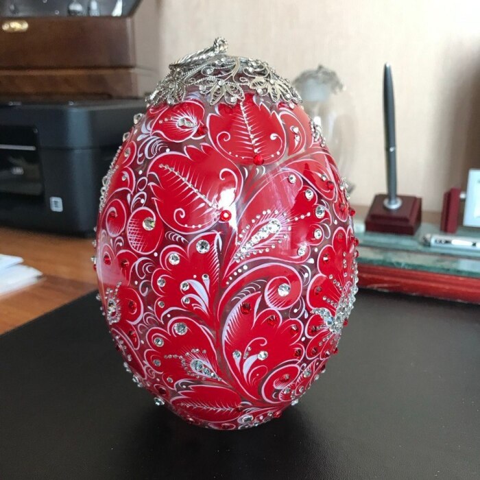 Яйцо-медовница "Королевский рубин"