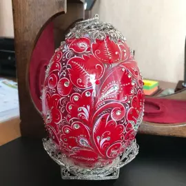 Яйцо-медовница "Королевский рубин"