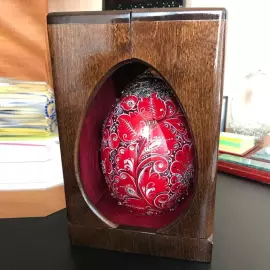 Яйцо-медовница "Королевский рубин"