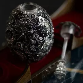 Яйцо-медовница "Черный янтарь"