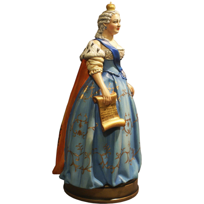 Elizabeth Petrovna gift set with book and statuette