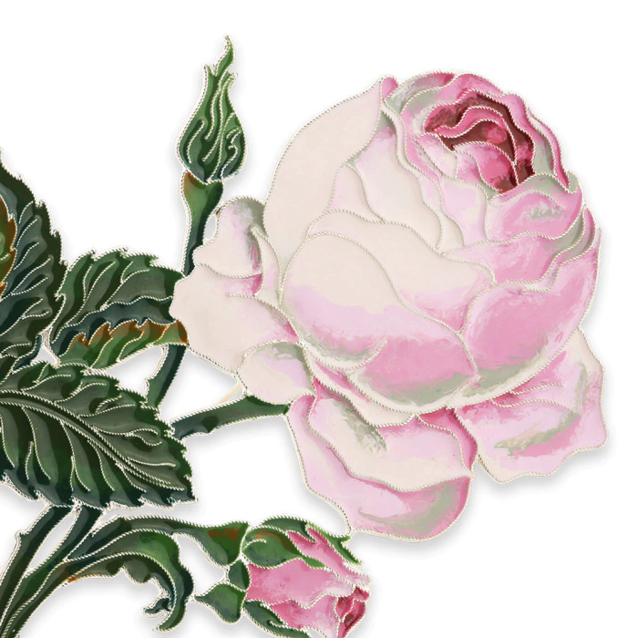 Winter Palace Rose gift set with coffee set and brooch