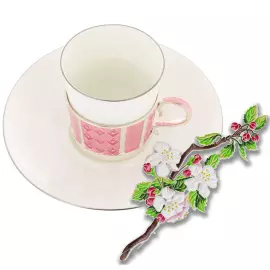 Apple Tree gift set with coffee set and brooch