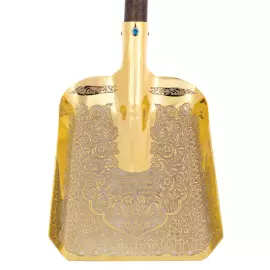 Сувенир "Золотая денежная лопата" совковая, Златоуст