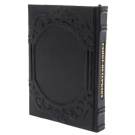 Ежедневник в кожанном переплете "Герб Санкт-Петербурга" бордовый