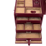 Jewelry box "WindRose 3683" burgundy