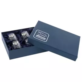 Set of vodka glasses "Coat of Arms of the Russian Federation" for 6 people