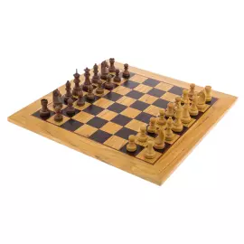 Classic Olive Cap Chess Set