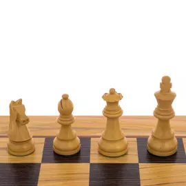 Classic Olive Cap Chess Set