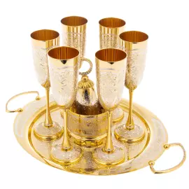 Набор для вина "Рассвет" на 6 персон, Златоуст