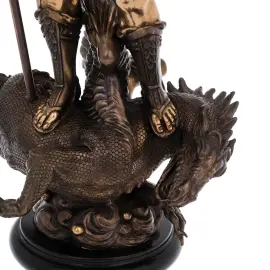 Авторская скульптура из бронзы "Георгий Победоносец" Авторская скульптура из бронзы "Георгий Победоносец"