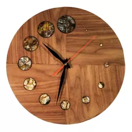 Часы настенные "Парад планет" орех
