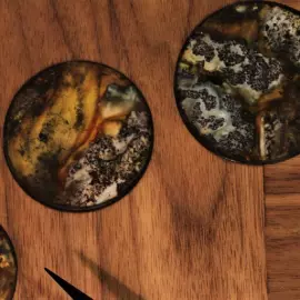 Часы настенные "Парад планет" орех