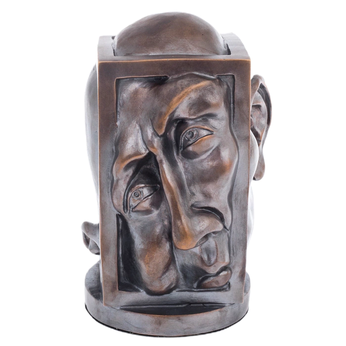 The author's bronze sculpture "Kazimir Malevich"