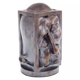 The author's bronze sculpture "Kazimir Malevich"