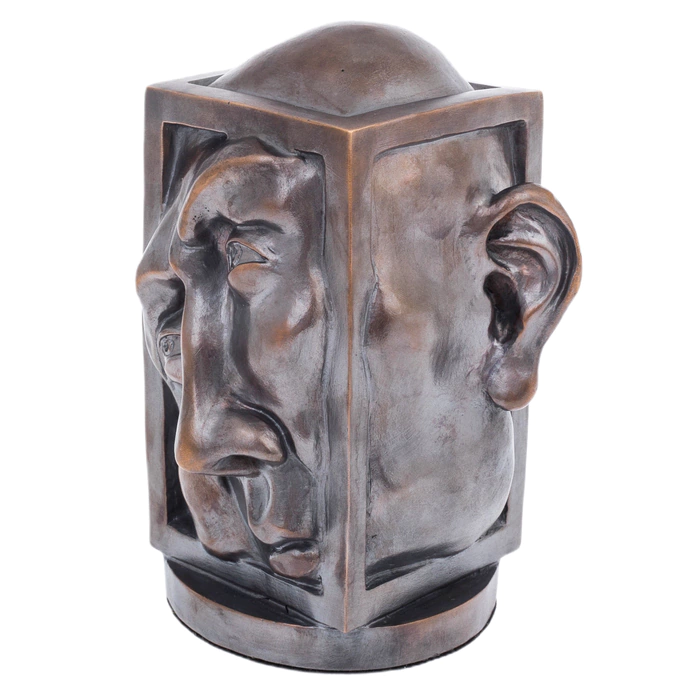 The author's bronze sculpture "Kazimir Malevich"