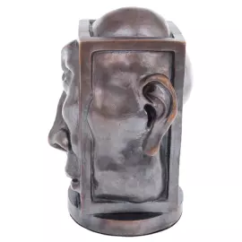 The author's bronze sculpture "Kazimir Malevich"