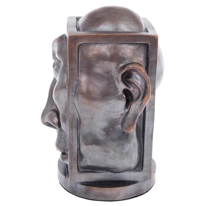 The author's bronze sculpture "Kazimir Malevich"