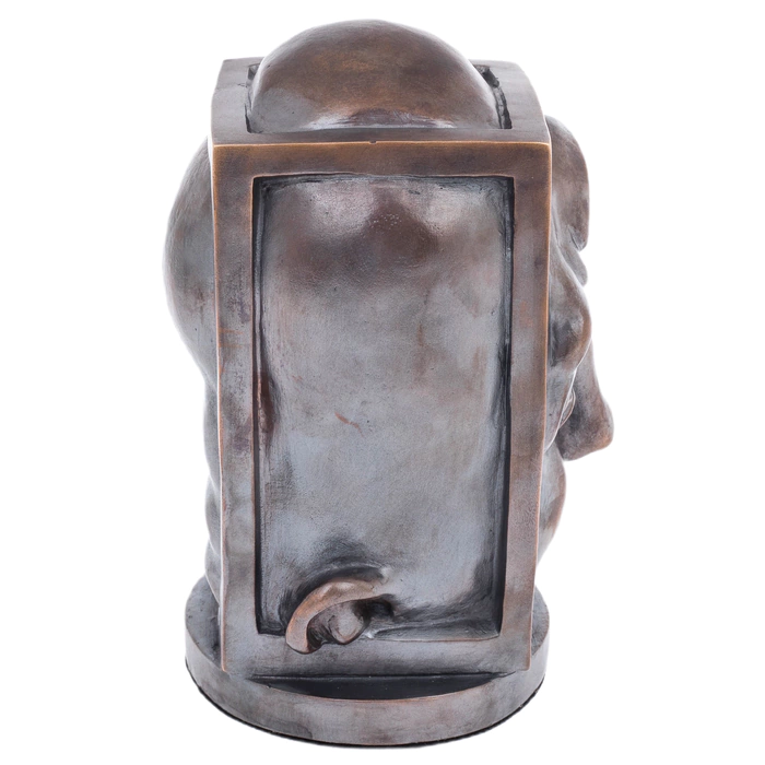 The author's bronze sculpture "Kazimir Malevich"
