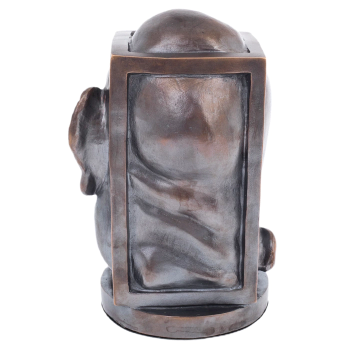 The author's bronze sculpture "Kazimir Malevich"