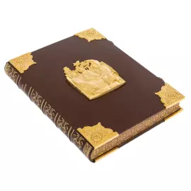 Книга в кожаном переплете "Русское иконописание" эксклюзивное издание