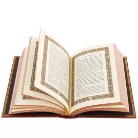 Книги в кожаном переплете "Русские врачи" 4 тома, на подставке