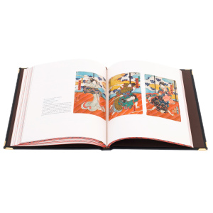 Книга в кожаном переплете "Книга пяти колец" в коробе