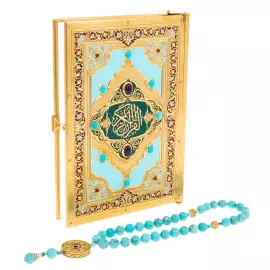 Коран объемный "Голос Востока" с четками, Златоуст