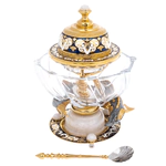 Caviar bowl on icy quartz "Poseidon" Zlatoust