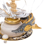 Caviar bowl on icy quartz "Poseidon" Zlatoust