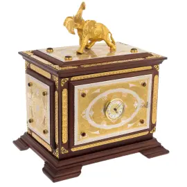 Сейф "Денежный слон" с тигровым глазом, Златоуст