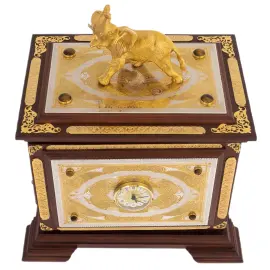 Сейф "Денежный слон" с тигровым глазом, Златоуст