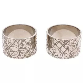 Кольца для салфеток "Артишок" на 2 персоны, Златоуст