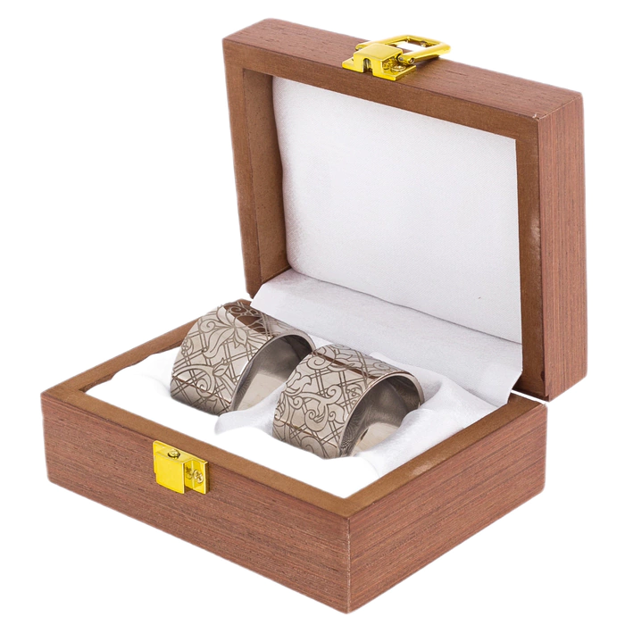 Artichoke napkin rings for 2 persons, Zlatoust