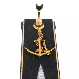 Кортик сувенирный "Морской" на подставке, Златоуст