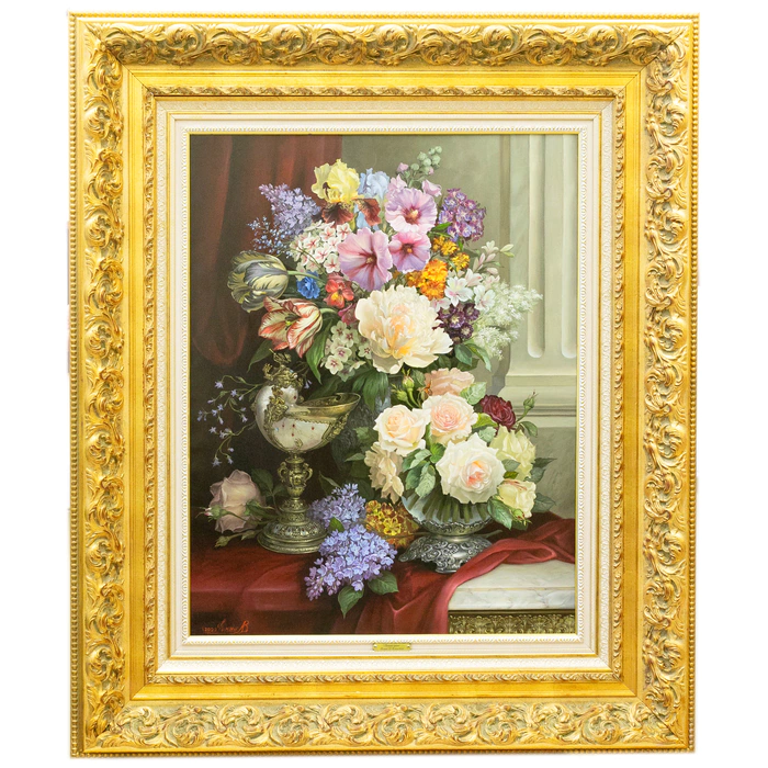 Author's oil painting "Summer Bouquet"